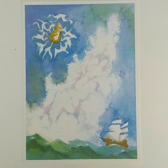 💙4/20 vintage fairy tale illustration - Picture 1 of 3